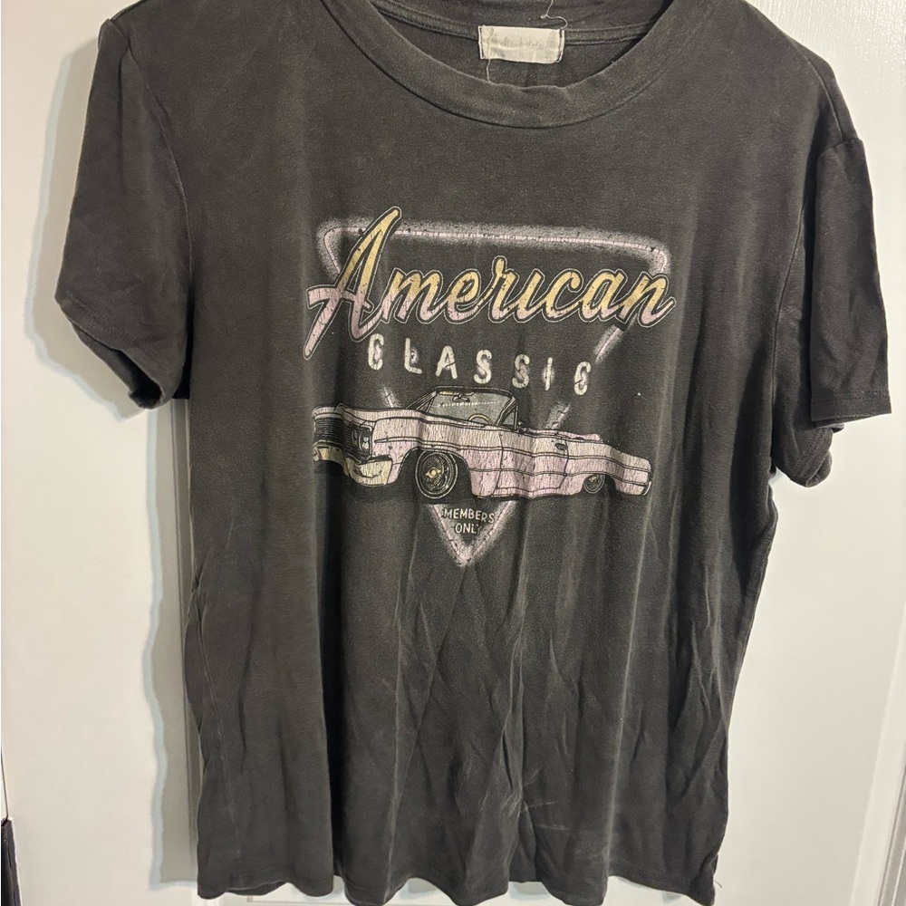Altar'd State Black Graphic 'American Classic' Tee